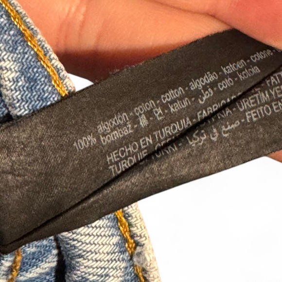 Zara - 90s Full Length - Light Blue, 100% cotton Women's Jeans - Picture 7 of 7